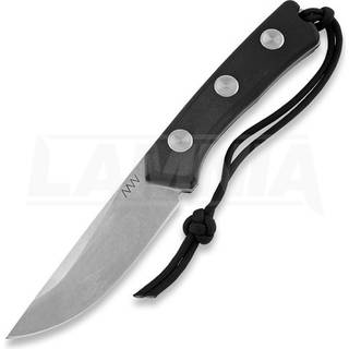 P200 OV - Sleipner Stonewash - G10 Black kniv, Leather