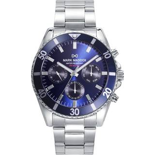 Mænds Mark Maddox Sølv Ur HM0140-37 (Ø 45 mm)