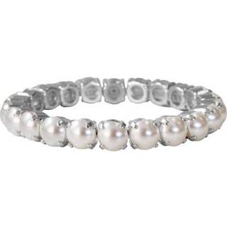 Gia Stud armband pearl rhodium