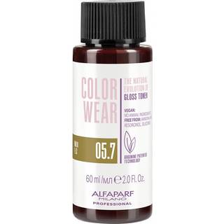 Alfaparf Milano Color Wear Gloss Toner 05.7 Soft Light Matte Brown - 60 ml