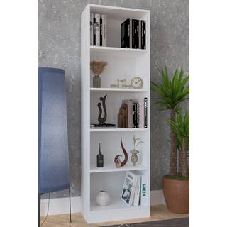 DilosXL reol 5 hylder hvid.
