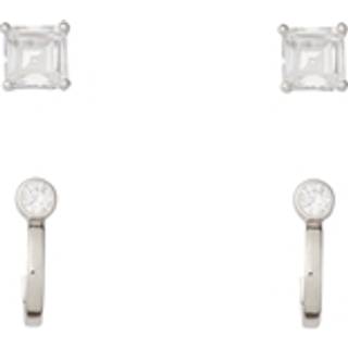 Kate Spade New York Silver Crystal Stud and Huggie Set - Gold - 1cm