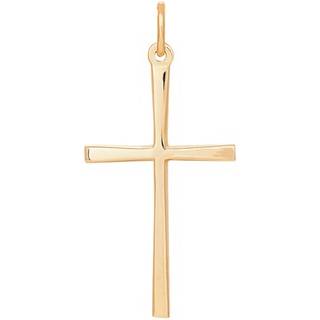 Siersbøl 14kt guldkors 30mm