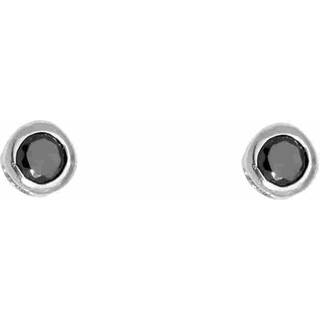 Schneider Basic Ohrstecker - Silber - SO07 - schwarz
