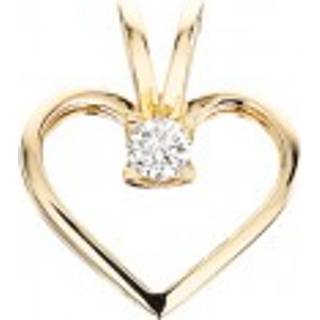 Kleopatra Hjerte Vedhæng 14 kt. Guld 0,05 ct.