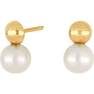 Siersbøl 8kt. guldørestikker med ferskvandsperler