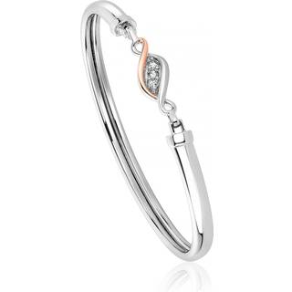 Past Present Future® Sterling Silver Bangle with Topaz
