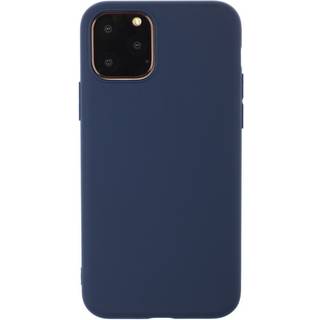 iPhone 15 Pro Max Mat Fleksibel Plastik Bagside Cover - Blå