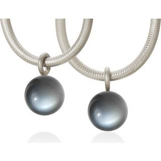 Dulong Globe Moonstone 2x Vedhæng Sølv GLO2-F1105 - Dame - 925 Sterling Silver