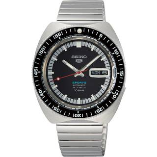 Seiko 5 Sports Limited Edition 55th Anniversary Black Dial Steel Bracelet SRPK17K1