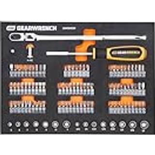 Gearwrench 105 stykke 1/4 Drive Slim Head Mechanics Tool Set i skumopbevaringsbakke - GWMSMBS01