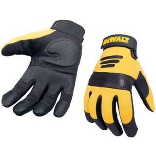 DEWALT syntetiske polstrede læderhanske med håndflade DEWPERFORM2