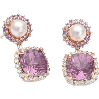 Lily and Rose Colette earrings Amethyst pink