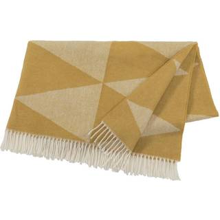 Scandi Living Rime uldplaid Mustard