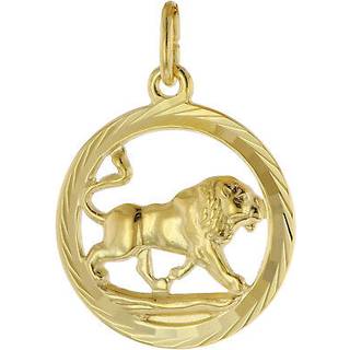 trendor 39000-08 Sternzeichen Löwe 333 Gold Anhänger Ø 16 mm