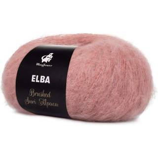 Mayflower Elba 001 Hvid Indhold: 68% Alpaca, 32% Polyamid Vægt/længde: 25 g = ca. 250 m Anbefalede pinde: 3.5-4 mm Strikkefasthed: 10 cm = 22 m x 32 p Vask: Håndvask / Tåler ikke tørretumbling.