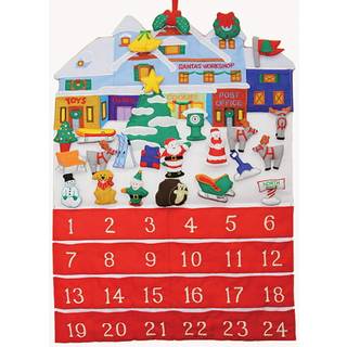 Julemandens workshop stof adventskalender (nedt?lling til jul)