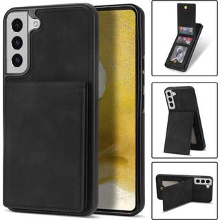 SKALO Samsung S23 PU-læder Cover med Pung - Sort