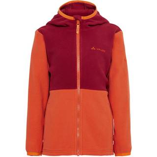 Vaude Kid's Pulex Hooded Jacket II Fleecejakke Børn størrelse 92 farve rød