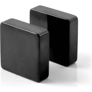10mm Sort Kvadrat Stud Ørering