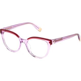 Furla VFU681 0P52 51 Briller Kvinder Rød - Shiny Transparent Violet Red - 51mm