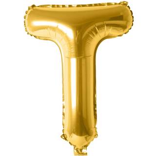 Folienballon Buchstabe gold 36cm