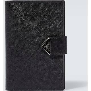 Prada Saffiano leather billfold wallet - black - One Size