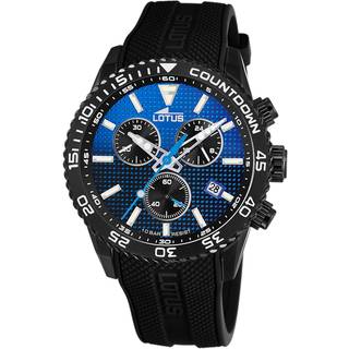 Herren Sort Lotus 18672/A Ur