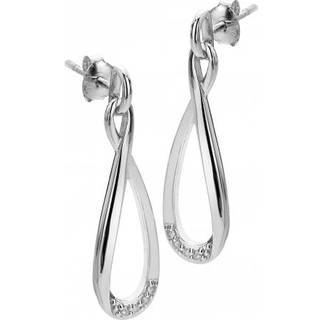 Hot Diamonds Hot Diamonds Silver Tone Flourish Earrings