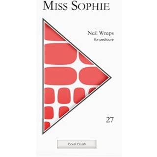 Miss Sophie Negle Neglefolier Coral Crush Pedicure Wrap 27 Stk. (3,00 kr / 1 stk.) - 27 Stk.