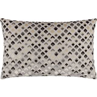Paoletti Paoletti 40 x 60cm Lexington Diamond Velvet Jacquard Polyester fyldt pude