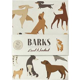 Puckator Barks Dog Recycled Paper A5 Notebook - Notesblok