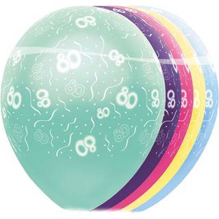Geburtstag Ballons 80-Jubiläum 5 St.