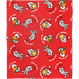 Northwest Looney Tunes Silk Touch t?ppe 50"""" x 60"""" Merry Merry