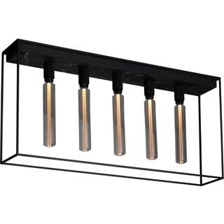 Caged 5.0 loftslampe med sort marmor • Buster + Punch