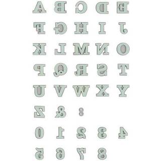 Moosgummistempel Set Alphabet 1
