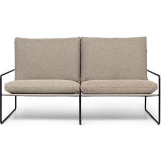 Ferm Living Desert 2-seater Dolce - Black/ Dark sand