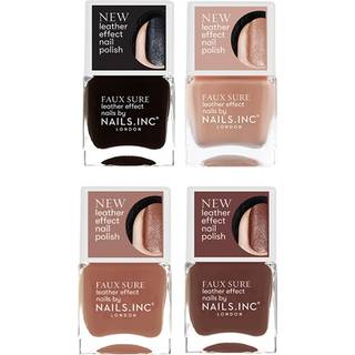 Faux Sure 4-Piece Leather-Effect Nail Polish Set