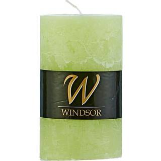 Windsor rustikt bloklys 7x12 cm - støvgrøn (På lager i varehus)