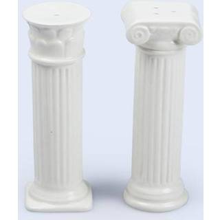 DOIY - Salt- og peber dispenser - Hestia Salt & Pepper Columns (Hvid)
