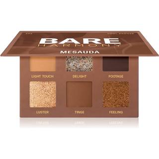 Mesauda Milano Bare Harmony Øjenskygge palette Skygge 203 Cool Bronze 6x1 g - 6x1 g
