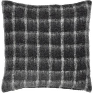 Yard Yard Storm Grey Yarrow Check Polyester Filled Cushion
