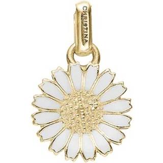 Christina Collect - Marguerite vedhæng i forgyldt sølv 12 mm