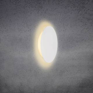 Escale LED væglampe Blade, dæmpbar, Hvid/opal, Stue/spisestue, Aluminium, Moderne