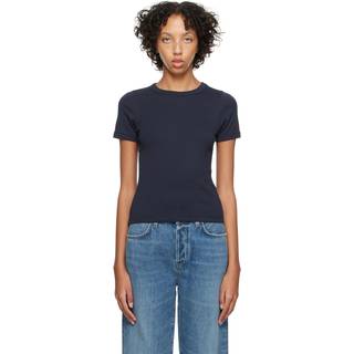 Car Tee Navy - XS / BLUE