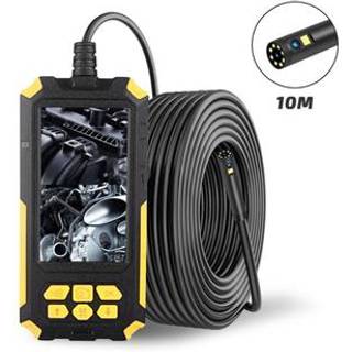 P50 10m Dual Lens Industrial Endoscope 8mm 2MP HD 1080P Display Boreskop Inspektionskamera