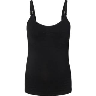 NOPPIES Evi Sømløs Ammetop - Black