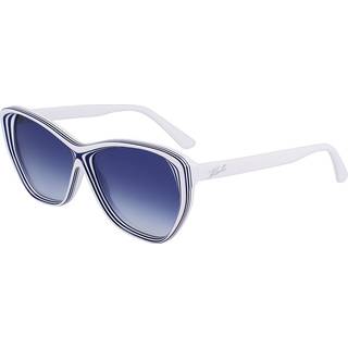 Karl Lagerfeld Kvinde KL6103S 106 Solbriller Plast Hvid Blå Cat Eye Normal