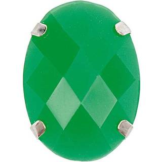 Aufnähstein gefasst grün 13x18x12mm - Grün