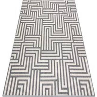 Tæppe SPRING 20421332 labyrinth, streng, looping - fløde / grå 160x230 cm